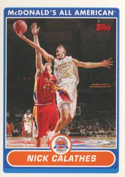 2007 Topps McDonald's All-American Game #NC Nick Calathes Front