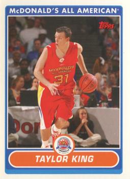 2007 Topps McDonald's All-American Game #TK Taylor King Front