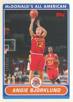 2007 Topps McDonald's All-American Game #AB Angie Bjorklund Front
