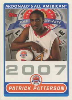 2007 Topps McDonald's All-American Game - Portraits (Photo Shoot) #PP Patrick Patterson Front