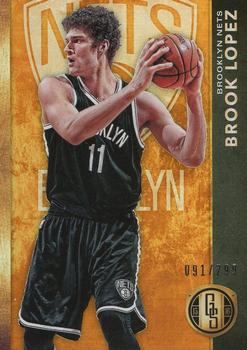 2015-16 Panini Gold Standard #99 Brook Lopez Front
