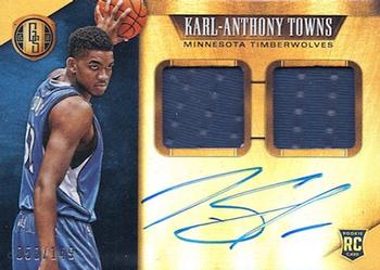 2015-16 Panini Gold Standard #257 Karl-Anthony Towns Front