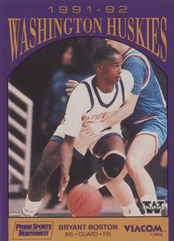 1991-92 Washington Huskies #NNO Bryant Boston Front