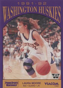1991-92 Washington Huskies #NNO Laura Moore Front