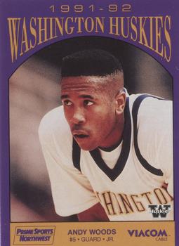 1991-92 Washington Huskies #NNO Andy Woods Front