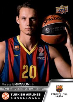 2015-16 Upper Deck Euroleague #E-13 Marcus Eriksson Front