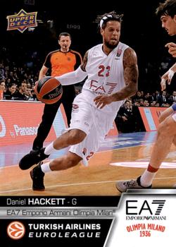 2015-16 Upper Deck Euroleague #E-49 Daniel Hackett Front
