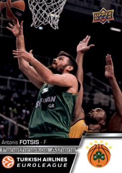 2015-16 Upper Deck Euroleague #E-72 Antonis Fotsis Front