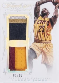 2014-15 Panini Flawless - Dual Patches #DP-LBJ LeBron James Front