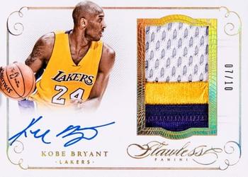 2014-15 Panini Flawless - Patch Autographs Gold #PA-KB Kobe Bryant Front