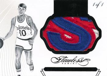 2014-15 Panini Flawless - Patches Black #PT-LD Louie Dampier Front