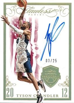 2014-15 Panini Flawless - Team USA Autographs Red #R-TC Tyson Chandler Front