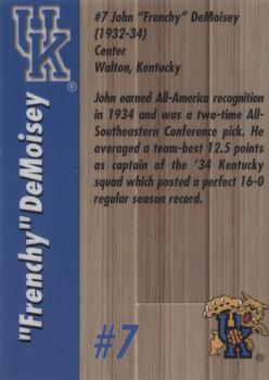 1999 AMA Kentucky Wildcats Legends #NNO John DeMoisey Back