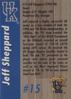 1999 AMA Kentucky Wildcats Legends #NNO Jeff Sheppard Back