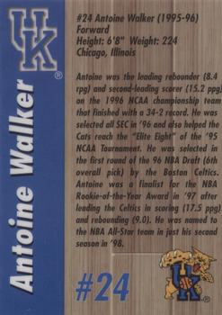 1999 AMA Kentucky Wildcats Legends #NNO Antoine Walker Back