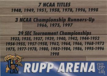 1999 AMA Kentucky Wildcats Legends #NNO Rupp Arena Back