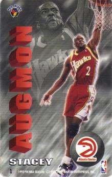 1993-94 Pro Mags #1 Stacey Augmon Front
