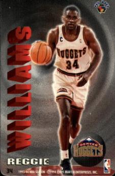 1993-94 Pro Mags #34 Reggie Williams Front