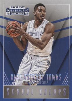 2015 Panini Contenders Draft Picks - School Colors #24 Karl-Anthony Towns Front