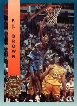 1992 Front Row Draft Picks - Gold #12 P.J. Brown Front