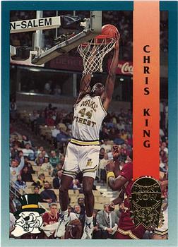 1992 Front Row Draft Picks - Gold #21 Chris King Front