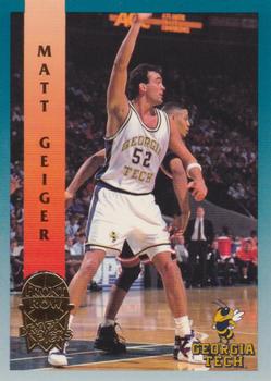 1992 Front Row Draft Picks - Gold #24 Matt Geiger Front