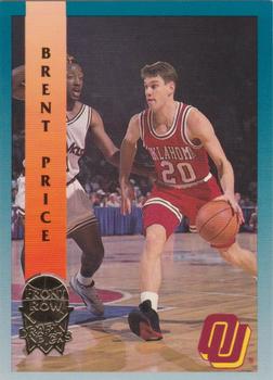 1992 Front Row Draft Picks - Gold #52 Brent Price Front