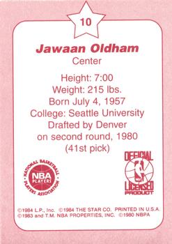 1997 1985 Star Chicago Bulls Arena (Unlicensed) #10 Jawann Oldham Back