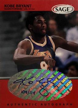 1999 SAGE - Autographs #A9 Kobe Bryant Front