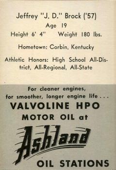 1955 Ashland / Aetna Oil #NNO Jeffrey Brock Back