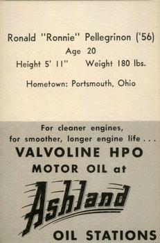 1955 Ashland / Aetna Oil #NNO Ronald Pellegrinon Back