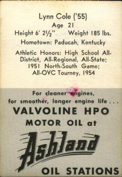 1955 Ashland / Aetna Oil #NNO Lynn Cole Back