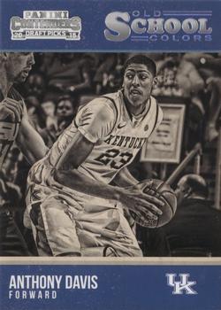 2015 Panini Contenders Draft Picks - Old School Colors #2 Anthony Davis Front