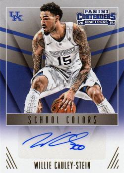 2015 Panini Contenders Draft Picks - School Colors Signatures #4 Willie Cauley-Stein Front