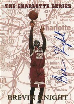 1997 Genuine Article - The Charlotte Series Autographs #MP8 Brevin Knight Front