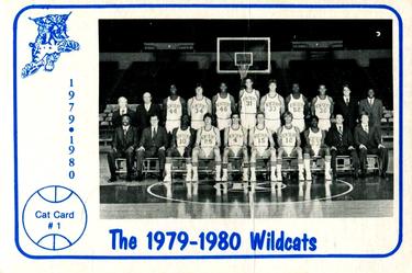 1979-80 Foodtown Kentucky Wildcats #1 1979-1980 Kentucky Wildcats Front