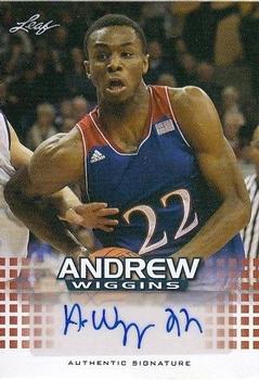 2014 Leaf Naltional Exclusive Andrew Wiggins Rookie - Autographs #AW-02 Andrew Wiggins Front