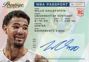 2015-16 Panini Prestige - NBA Passport #PAS-WCS Willie Cauley-Stein Front