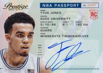 2015-16 Panini Prestige - NBA Passport #PAS-TJ Tyus Jones Front