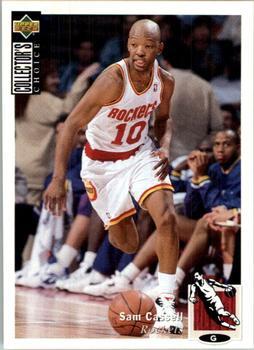 1995-96 Collector's Choice Argentina Stickers #73 Sam Cassell Front