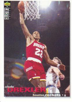 1995-96 Collector's Choice Argentina Stickers #75 Clyde Drexler Front