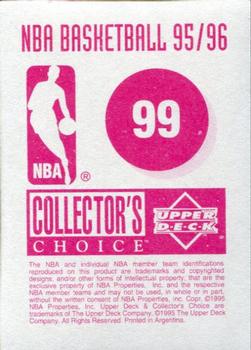 1995-96 Collector's Choice Argentina Stickers #99 Karl Malone Back