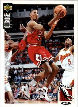 1995-96 Collector's Choice Argentina Stickers #123 Scottie Pippen Front