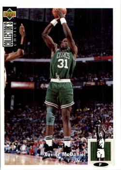 1995-96 Collector's Choice Argentina Stickers #162 Xavier McDaniel Front