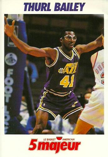 1991-93 5 Majeur Magazine France #NNO Thurl Bailey Front