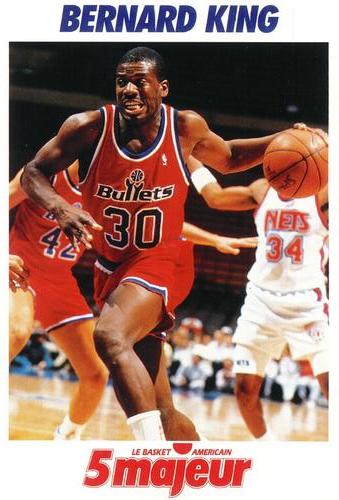 1991-93 5 Majeur Magazine France #NNO Bernard King Front