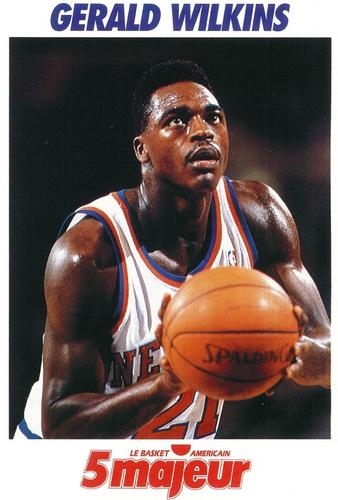 1991-93 5 Majeur Magazine France #NNO Gerald Wilkins Front