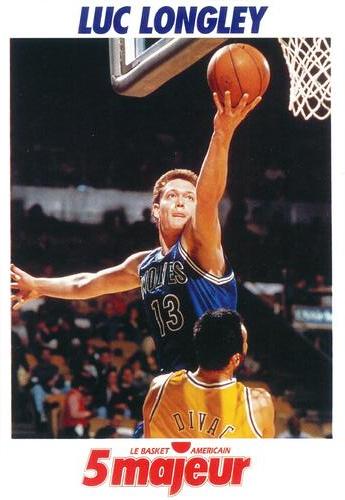 1991-93 5 Majeur Magazine France #NNO Luc Longley Front