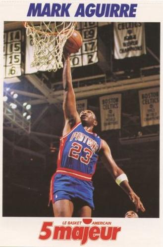 1991-93 5 Majeur Magazine France #NNO Mark Aguirre Front