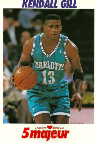 1991-93 5 Majeur Magazine France #NNO Kendall Gill Front